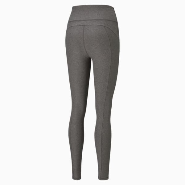 Studio Yogini Luxe High Waist 7/8 Women's Training Tights, Charcoal Heather, extralarge-IND