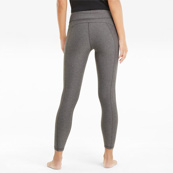Studio Yogini Luxe High Waist 7/8 Women's Training Tights, Charcoal Heather, extralarge-IND