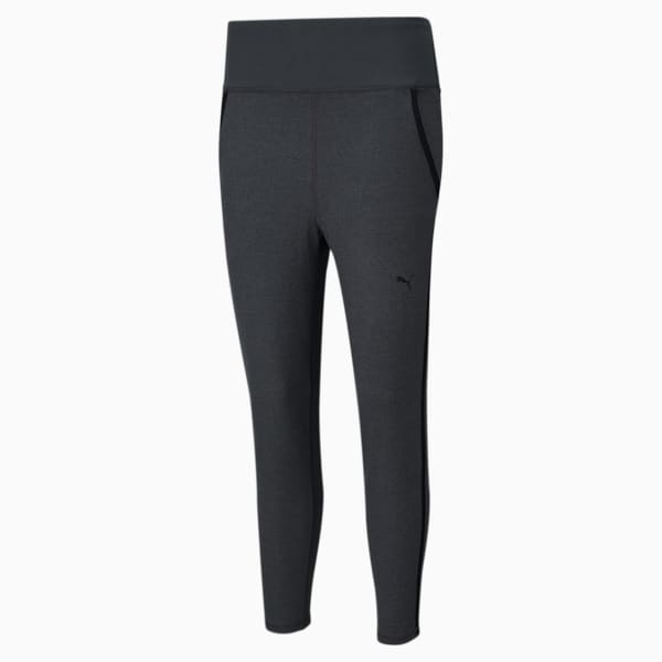 Studio Rib Women's Training Joggers, Charcoal Gray Heather, extralarge-IND