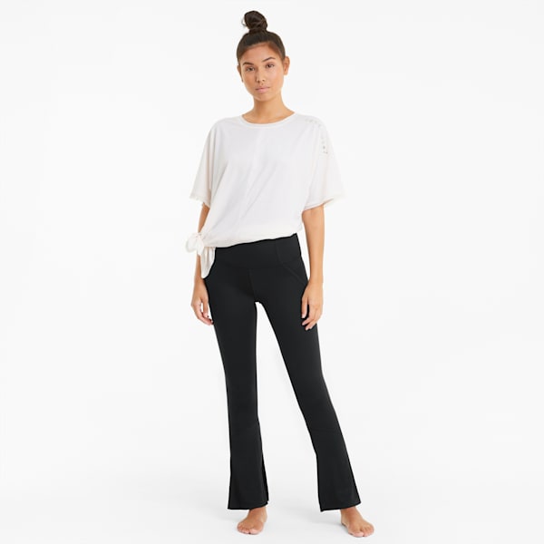 Studio Knit Flare Women's Training Pants, Puma Black, extralarge-IND