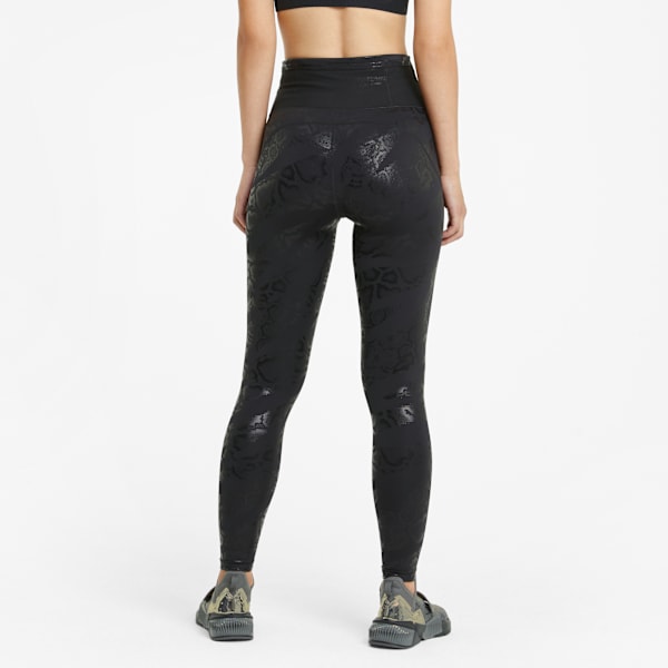 Untamed Women's AOP 7/8 Training Leggings, Puma Black-print, extralarge