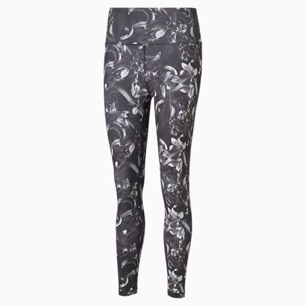 Untamed Printed 7/8 Women's Training Leggings, Puma Black-floral print, extralarge-IND