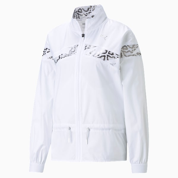 Untamed Woven Women's Training Relaxed Jacket, Puma White, extralarge-IND