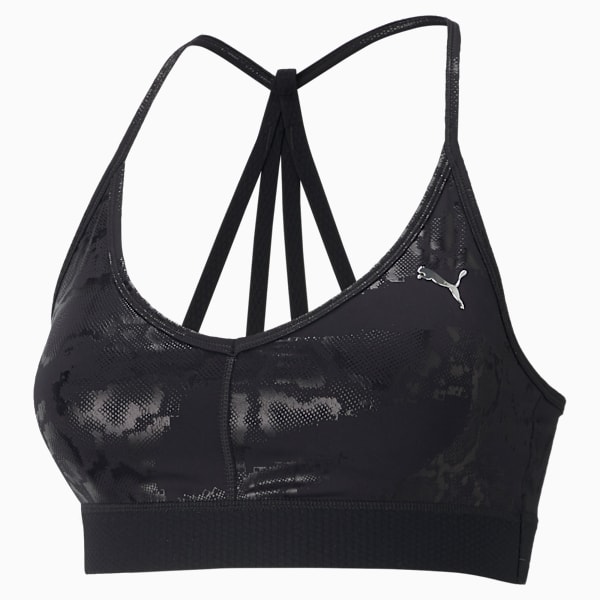 Untamed Low Impact Women's Training Bra, Puma Black, extralarge-IND