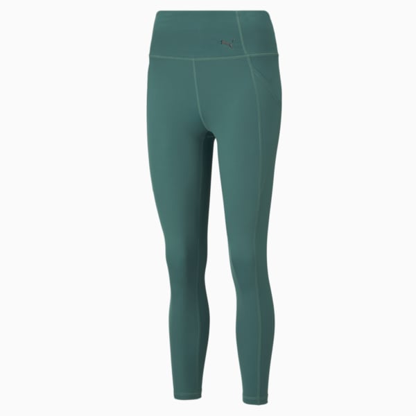 Favourite FOREVER High Waist 7/8 Women's Training Leggings, Blue Spruce, extralarge-IND