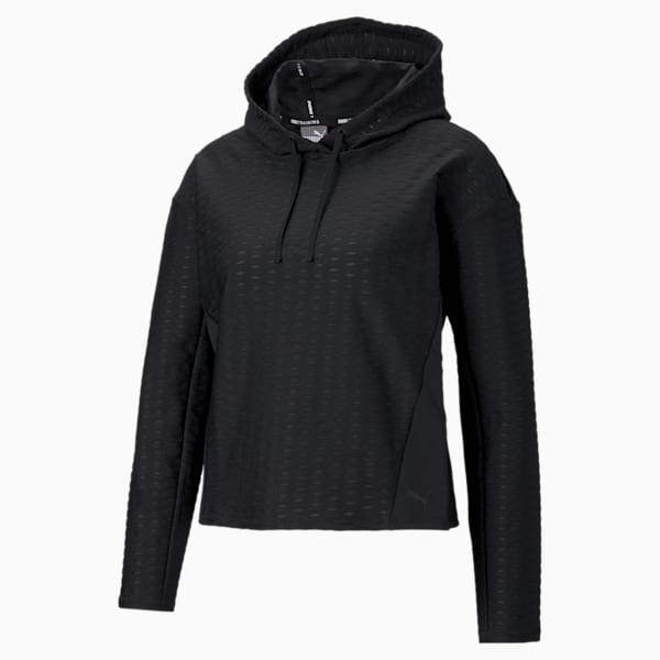 Train Flawless Women's Training Hoodie, Puma Black, extralarge-IND