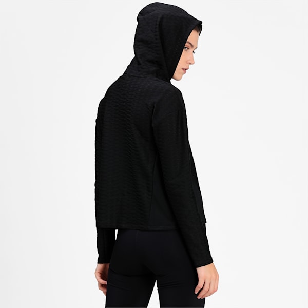 Train Flawless Women's Training Hoodie, Puma Black, extralarge-IND