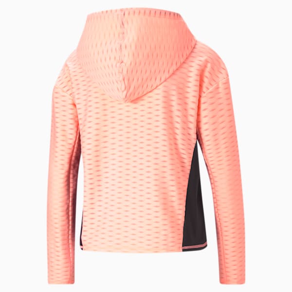 Train Flawless Women's Training Hoodie, Elektro Peach, extralarge-IND
