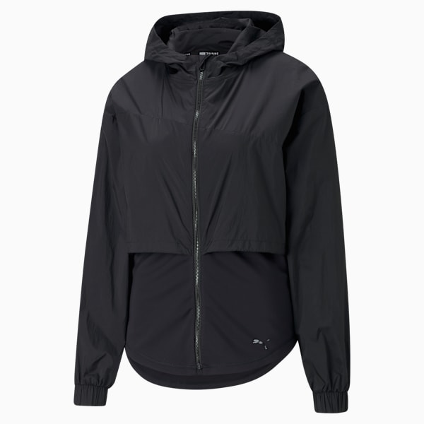 Buy Women's Trekking Padded Jacket Hooded 5°C Black Online