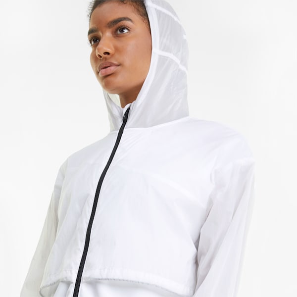 Ultra Women's Hooded Training Jacket, Puma White, extralarge-IND