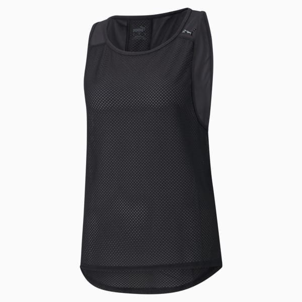 Mesh Women's Training Tank Top, Puma Black, extralarge-IND