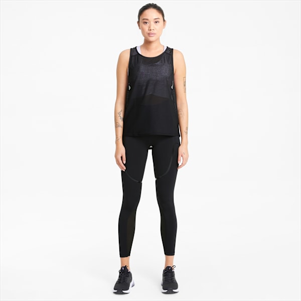 Mesh Women's Training Tank Top, Puma Black, extralarge-IND
