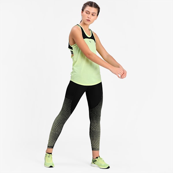 Layers Women's Training Tank Top, SOFT FLUO YELLOW-Puma Black, extralarge-IND