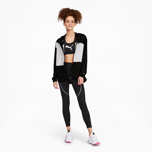 Ultra Knit Women's Training Jacket, Puma Black-Puma White, extralarge