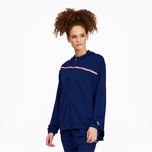 Ultra Knit Women's Training Jacket, Elektro Blue-Hazy Blue, extralarge