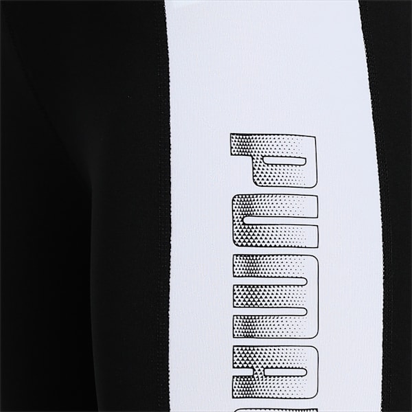 Logo Block 7/8 Women's Training Leggings, Puma Black-Puma White, extralarge-IND