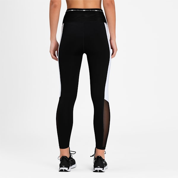 Logo Block 7/8 Women's Training Leggings, Puma Black-Puma White, extralarge-IND