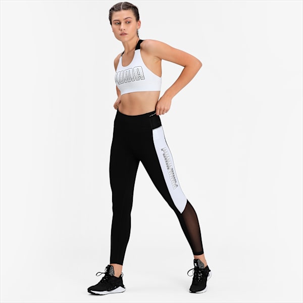 Logo Block 7/8 Women's Training Leggings, Puma Black-Puma White, extralarge-IND