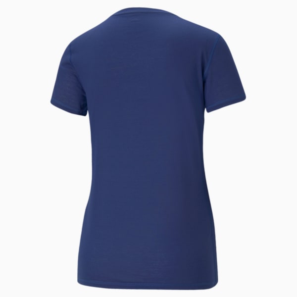 Performance Branded Short Sleeve Women's Training  T-shirt, Elektro Blue, extralarge-IND