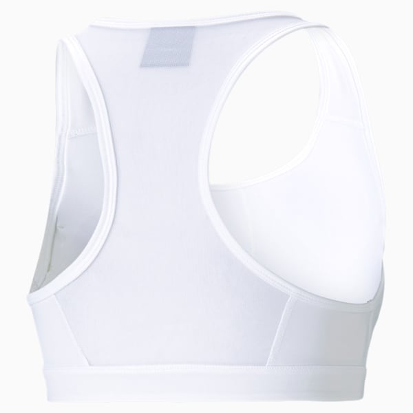 Soutien-gorge d’entraînement pour femme intensité moyenne 4Keeps, Puma White-black BIG CAT, extralarge