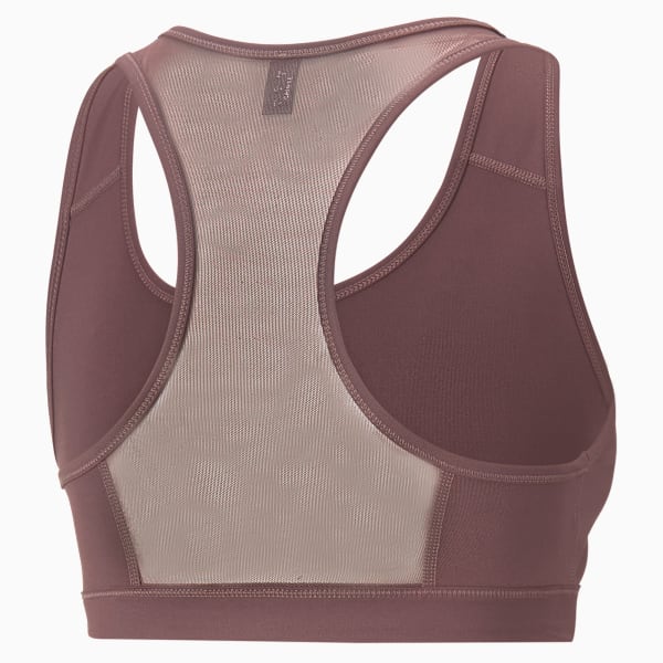 4Keeps Women's Mid Impact Sports Bra, Dusty Plum, extralarge