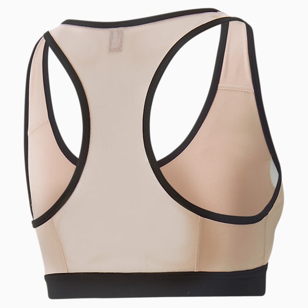 Mid 4Keeps Graphic Women's Training Sports Bra, Rose Quartz, extralarge-IND