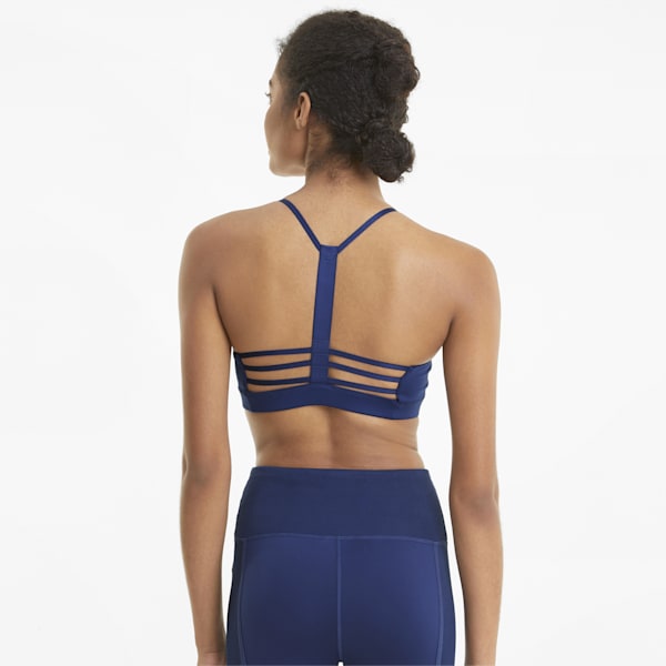 Top deportivo Strappy bajo impacto, Elektro Blue, extralarge