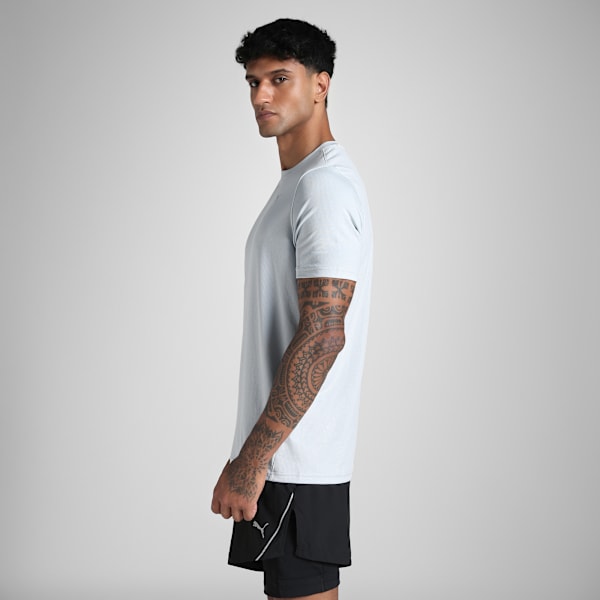 Performance Short Sleeve Men's Training  T-shirt, Platinum Gray, extralarge-IND