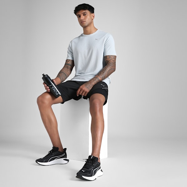 Performance Short Sleeve Men's Training  T-shirt, Platinum Gray, extralarge-IND