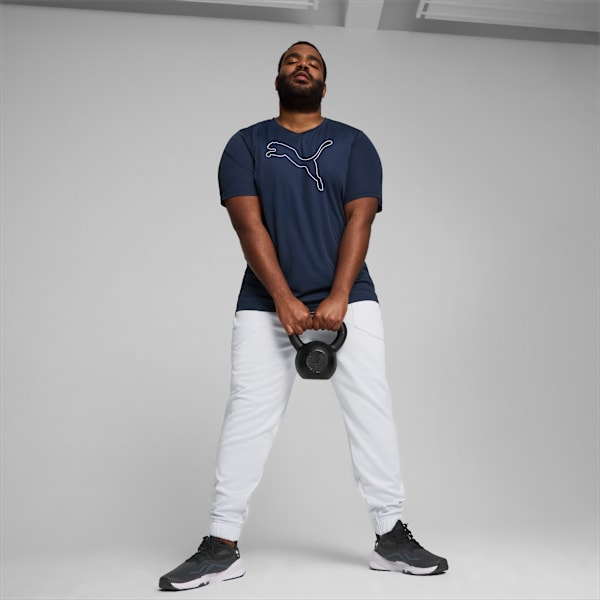 Performance Cat Men's Training T-shirt, Club Navy, extralarge-IND