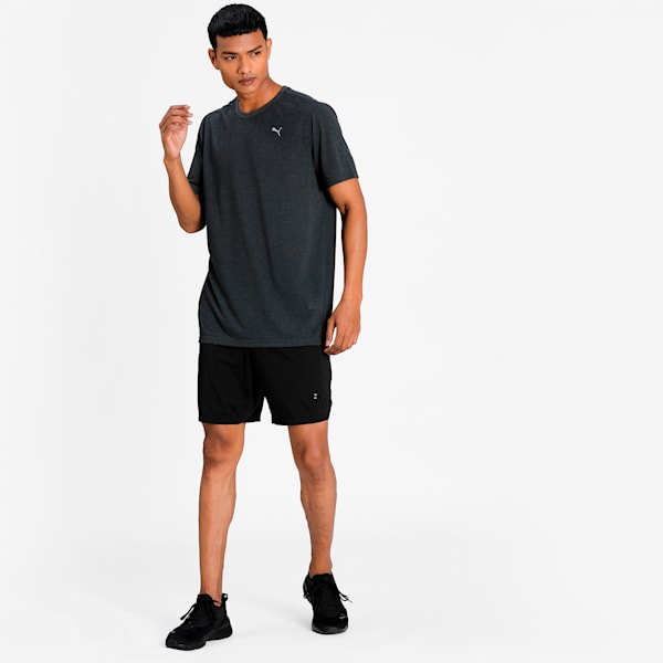 Performance Heather Men's Training  T-shirt, Dark Gray Heather, extralarge-IND