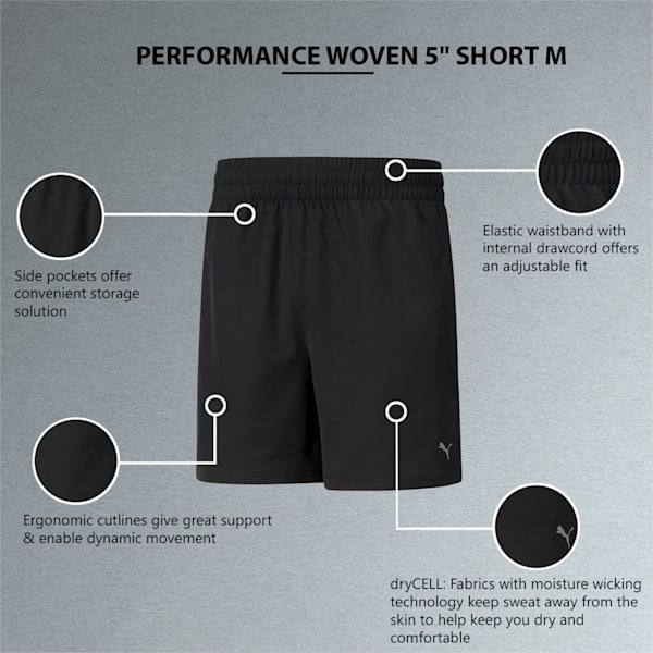Men's 5 inch shorts with pockets hotsell