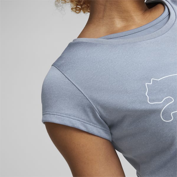 Performance Heather Cat Women's Training  T-shirt, Filtered Ash Heather, extralarge-IDN