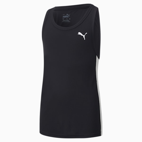 Cross the Line 2.0 Unisex Performance Singlet, Puma Black-Puma White, extralarge-IND