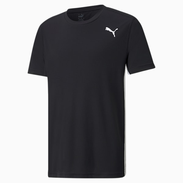 Cross the Line 2.0 Unisex Performance T-shirt, Puma Black-Puma White, extralarge-IND