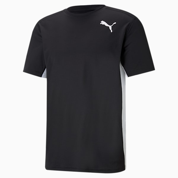 Cross the Line 2.0 Men's Track and Field Performance Fit T-shirt, Puma Black-Puma White, extralarge-IND