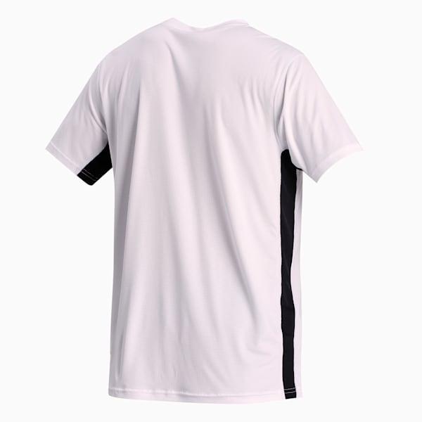 Cross the Line 2.0 Men's Track and Field Performance Fit T-shirt, Puma White-Puma Black, extralarge-IND