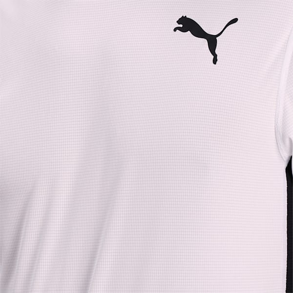 Cross the Line 2.0 Men's Track and Field Performance Fit T-shirt, Puma White-Puma Black, extralarge-IND