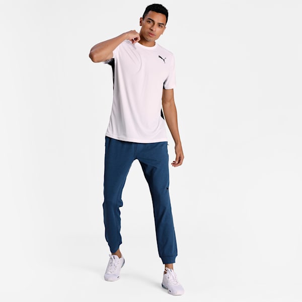 Cross the Line 2.0 Men's Track and Field Performance Fit T-shirt, Puma White-Puma Black, extralarge-IND