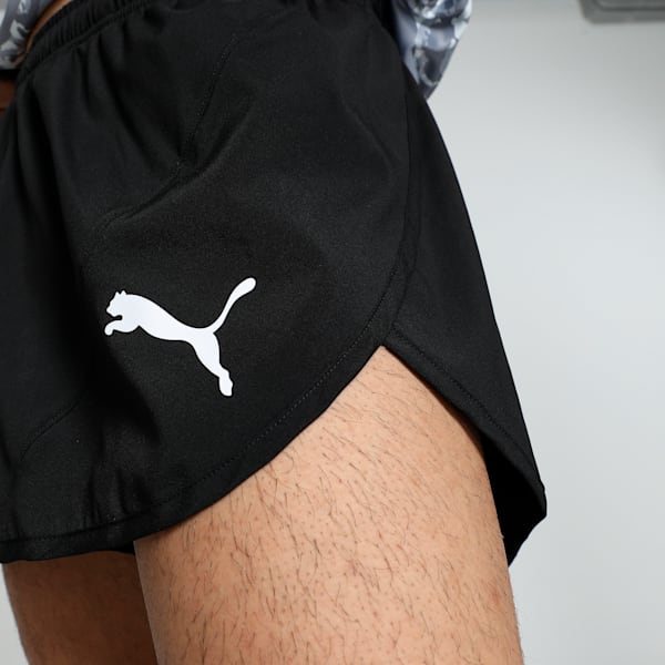 Cross The Line Split Men's Track and Field Shorts, Puma Black-solid, extralarge-IND