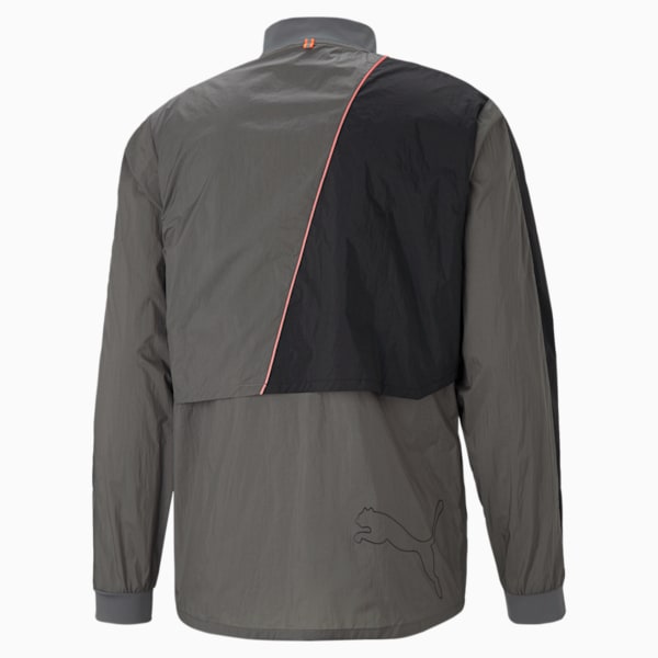 Run Ultra Men's Running Jacket, CASTLEROCK-Grey Dawn, extralarge-IND