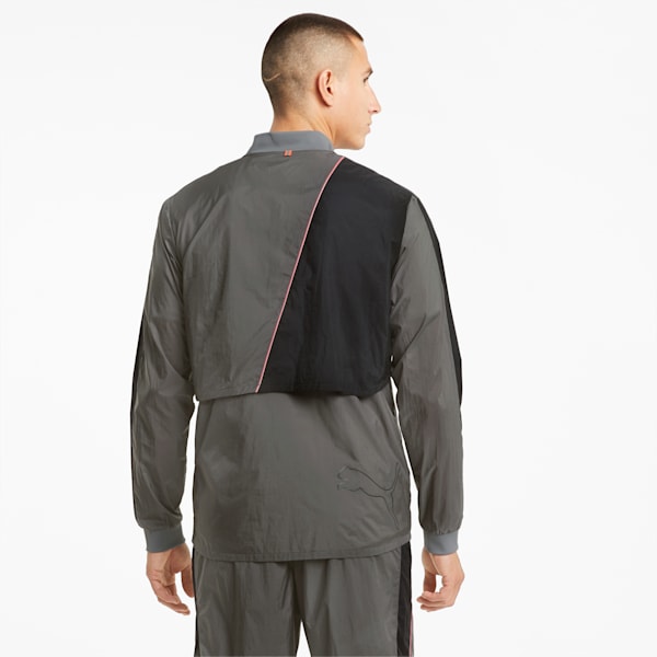 Run Ultra Men's Running Jacket, CASTLEROCK-Grey Dawn, extralarge-IND