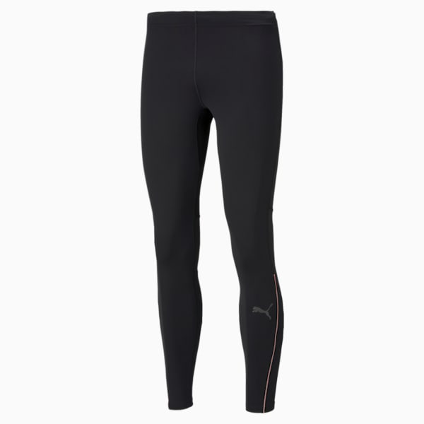 Long Men's Running Tights, Puma Black, extralarge