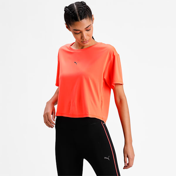 COOLadapt Women's Running Relaxed  T-shirt, Lava Blast, extralarge-IND