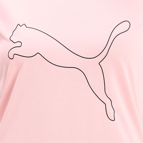 Performance Heather Cat Women's Training  T-shirt, Elektro Peach