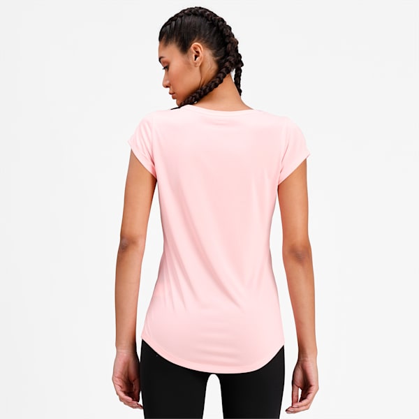 Performance Heather Cat Women's Training  T-shirt, Elektro Peach