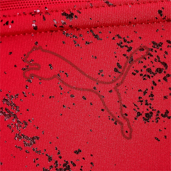 トレーニング FASHION LUXE ELLAVA ブラトップ ミディアムサポート ウィメンズ, Persian Red-Matte foil print, extralarge-JPN