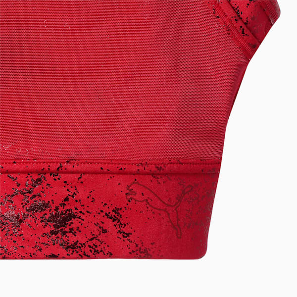 トレーニング FASHION LUXE ELLAVA ブラトップ ミディアムサポート ウィメンズ, Persian Red-Matte foil print, extralarge-JPN