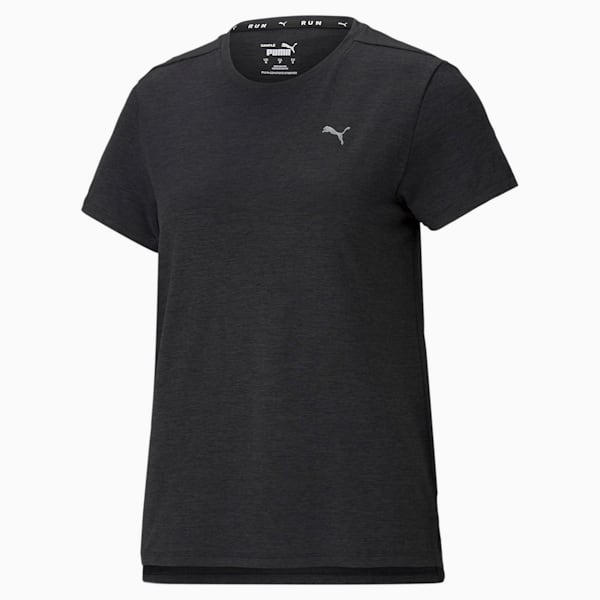 ランニング ヘザー 半袖 Tシャツ ウィメンズ, Puma Black Heather, extralarge-JPN