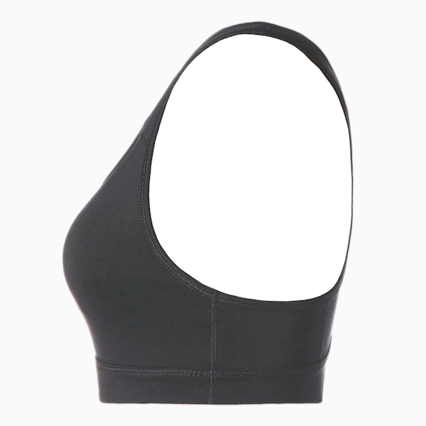 ウィメンズ トレーニング 4キープ グラフィック ブラトップ 中サポート, Puma Black-white small cat